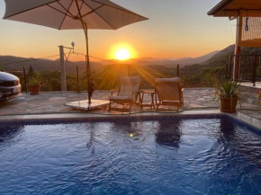Magnificent sunset view